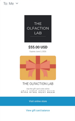THE OLFACTION LAB e-Gift Card